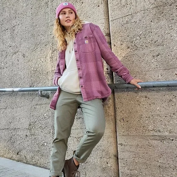 Carhartt pink knit beanie - Picture 3 of 5